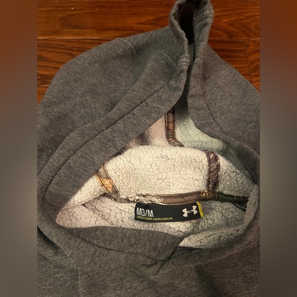 Under Armour Women’s Gray & Blue Hoodie Size Medium - Picture 7 of 7